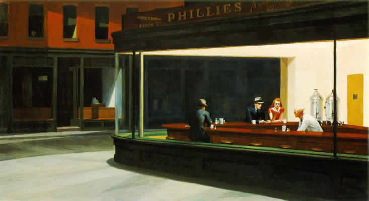 nighthawks, hopper 1942