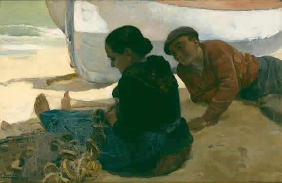 El pillo en la playa
