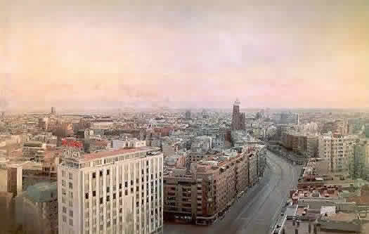 Madrid desde las Torres Blancas 1982