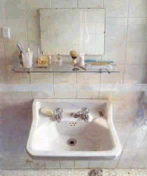 Lavabo y espejo 1967