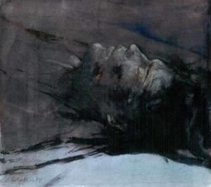 Sin titulo, 1981 acuarela sobre papel 22x25 cm