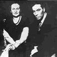 Boris Pasternak con Anna Ajmatova