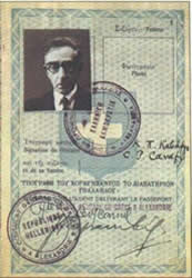 El pasaporte de Kavafis
