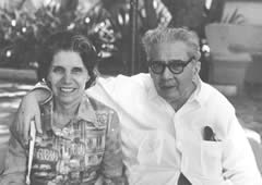 Lezama Lima con su esposa Maria Luisa